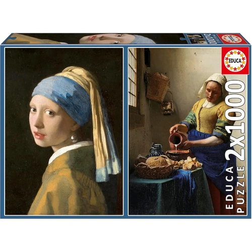 Educa - Vermeer Girl With Earring / Milkmai Puzzle 2x1000pc