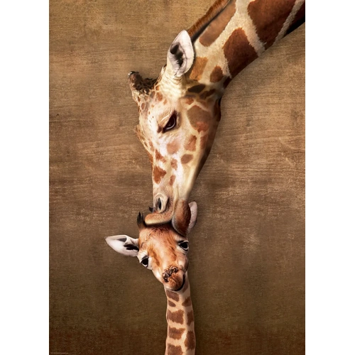Eurographics - Giraffe Mother's Kiss Large Piece Puzzle 500pc