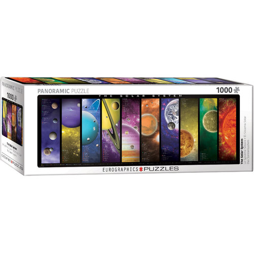 Eurographics - The Solar System Panoramic Puzzle 1000pc