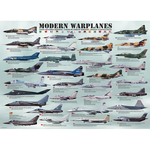 Eurographics - Modern Warplanes Puzzle 1000pc