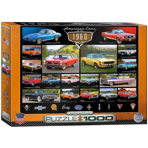 Eurographics - Crusin's Classics 1960's Puzzle 1000pce
