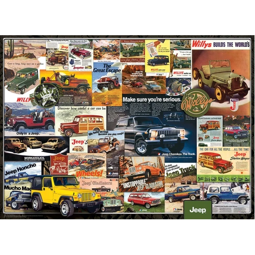 Eurographics - Jeep Advertising Collection Puzzle 1000pc