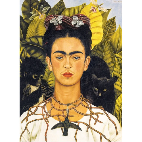 Eurographics - Kahlo, Self-Portrait with Hummingbird Puzzle 1000pc