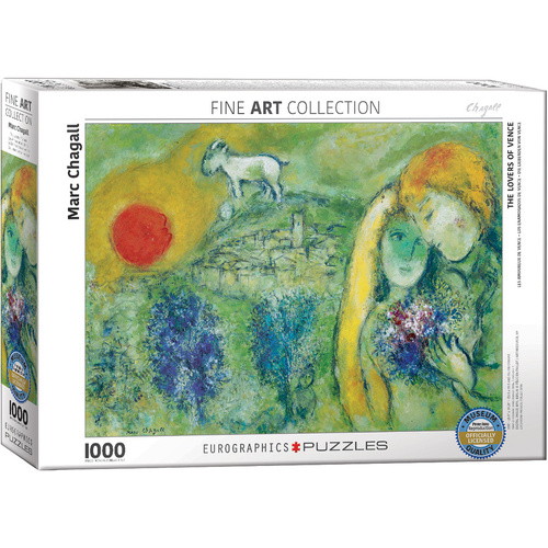 Eurographics - Chagall, The Lovers of Vence Puzzle 1000pc