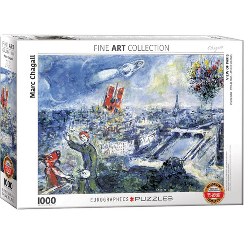 Eurographics - Chagall, Le Bouquet de Paris Puzzle 1000pc