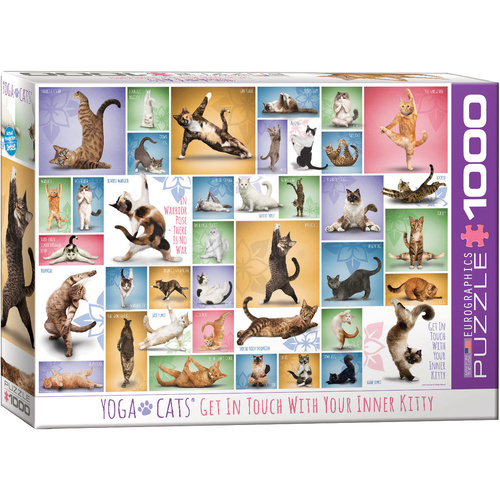 Eurographics - Yoga Cats Puzzle 1000pc