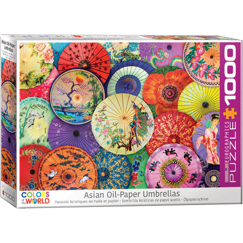 Eurographics -Asian Oil Paper Umbrellas Puzzle 1000pc