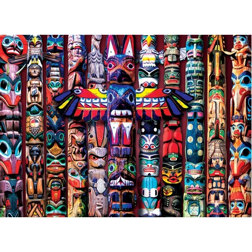 Eurographics -Canadian Totem Poles Puzzle 1000pc