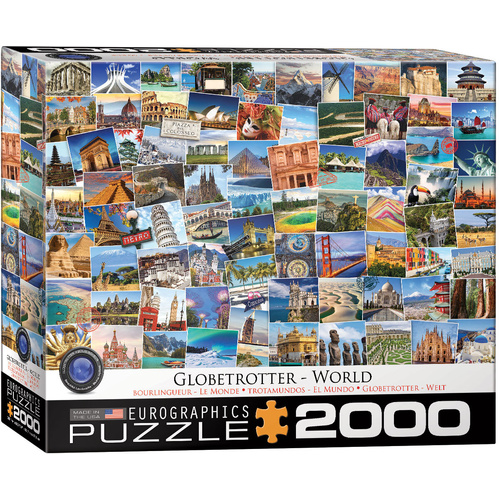Eurographics - Globetrotter World Puzzle 2000pc