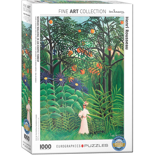 Eurographics - Woman in an Exotic Forest Puzzle 1000pc