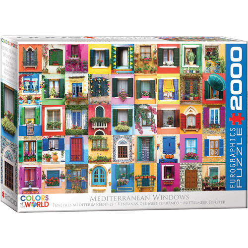 Eurographics - Mediterranean Windows Puzzle 2000pc