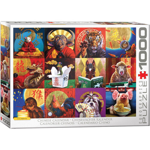 Eurographics - Chinese Calendar Puzzle 1000pc
