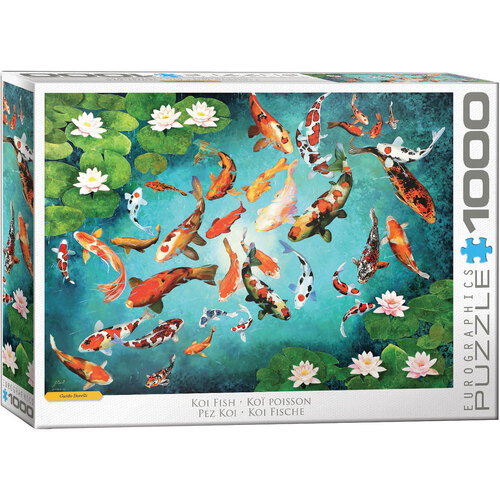 Eurographics - Colourful Koi Fish Puzzle 1000pc