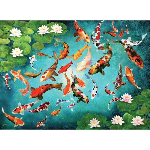 Eurographics - Colourful Koi Fish Puzzle 1000pc