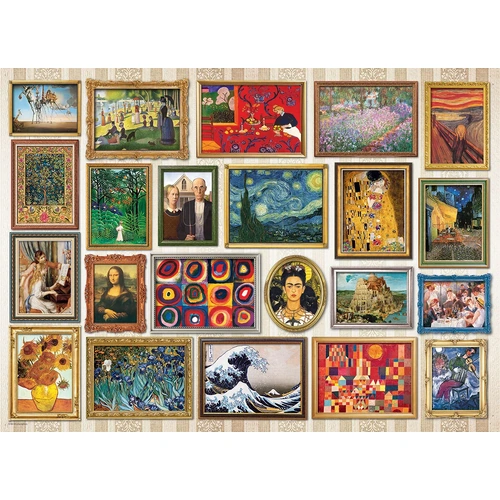Eurographics - Masterpieces Collage Puzzle 1000pc