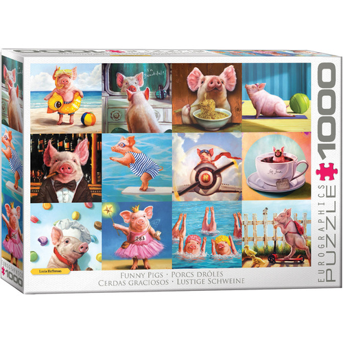 Eurographics - Funny Pigs Puzzle 1000pc