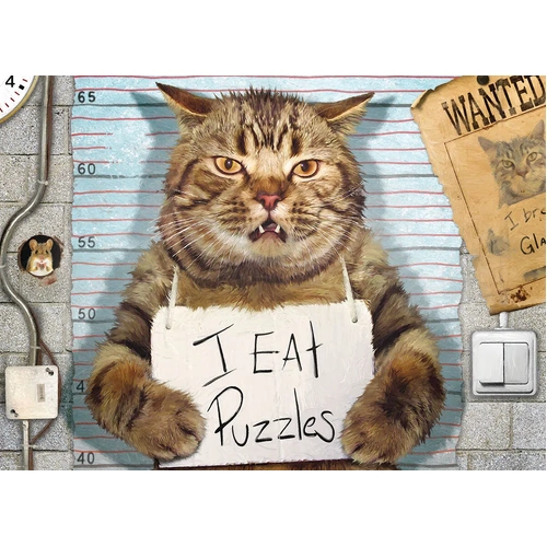 Eurographics - Feline Felon Large Piece Puzzle 500pc