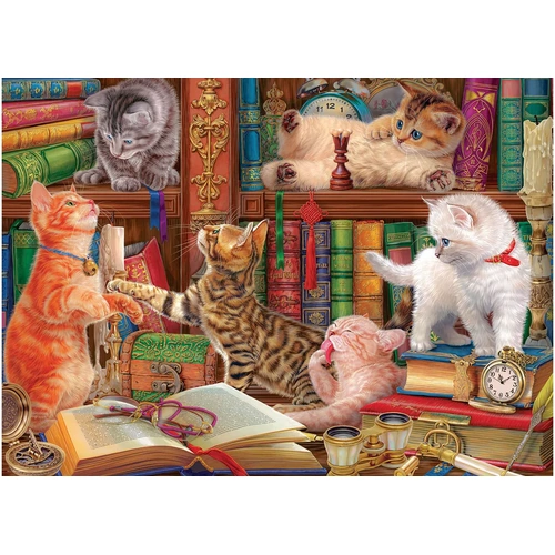 Eurographics - Library Kittens Puzzle 1000pc