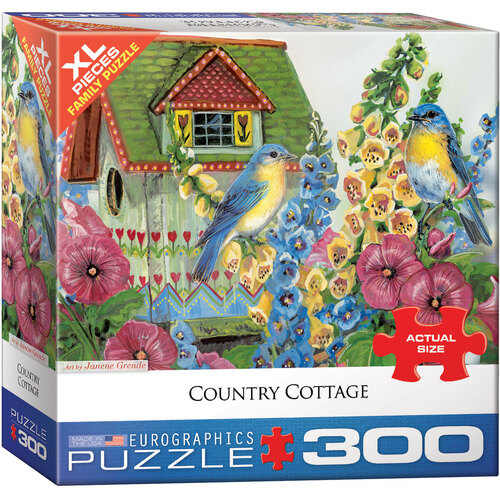 Eurographics - Country Cottage Large Piece Puzzle 300pc