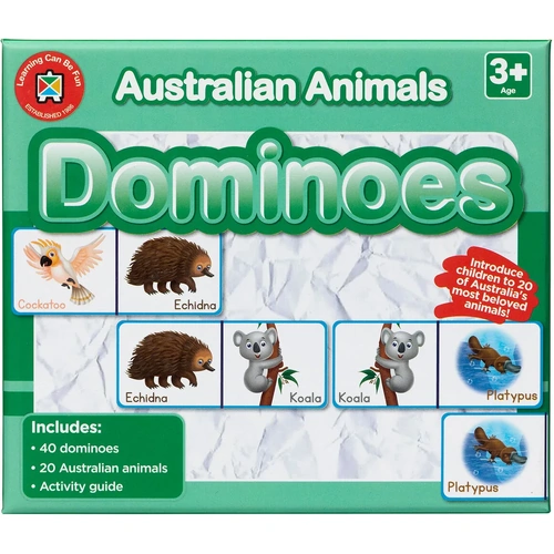 Learning Can Be Fun - Australian Animals Dominoes