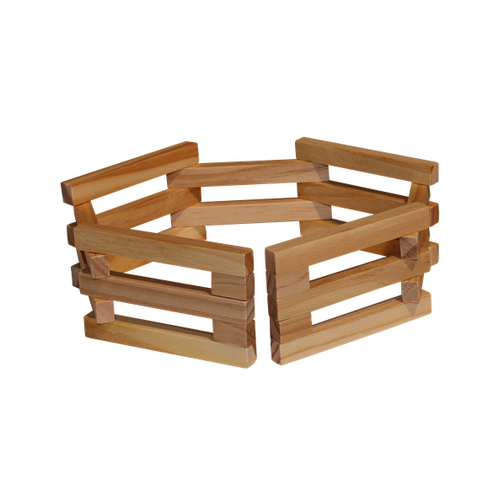 Freckled Frog - Wooden Fences (set of 4)