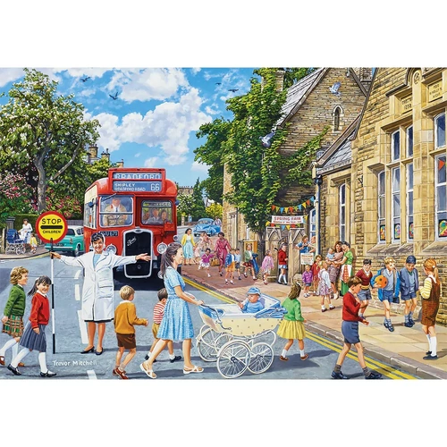 Gibsons - The Lollipop Lady Large Piece Puzzle 100pc