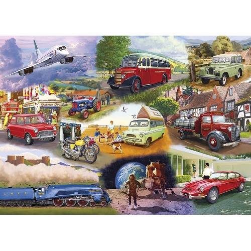 Gibsons - Iconic Engines Puzzle 1000pc