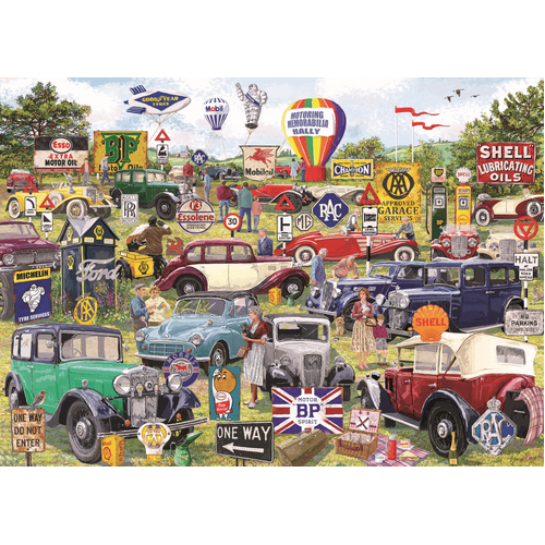 Gibsons - Motoring Memorabilia Puzzle 1000pc