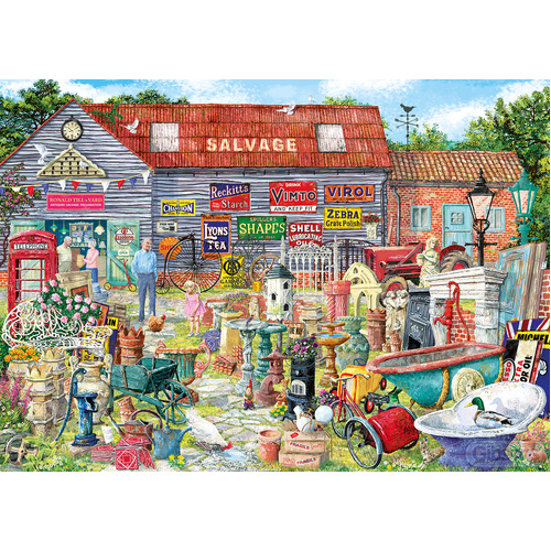 Gibsons - Pots & Penny Farthings Puzzle 1000pc