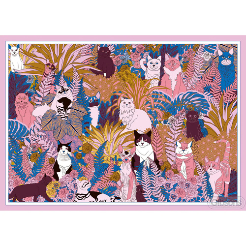 Gibsons - Purrfect Plants Puzzle 1000pc