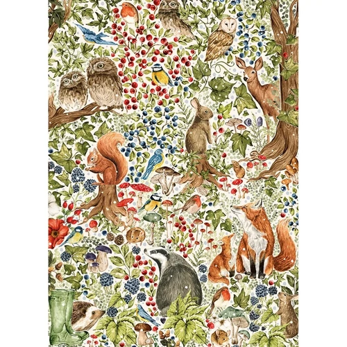 Gibsons - Art File Woodland Wildlife Puzzle 1000pc