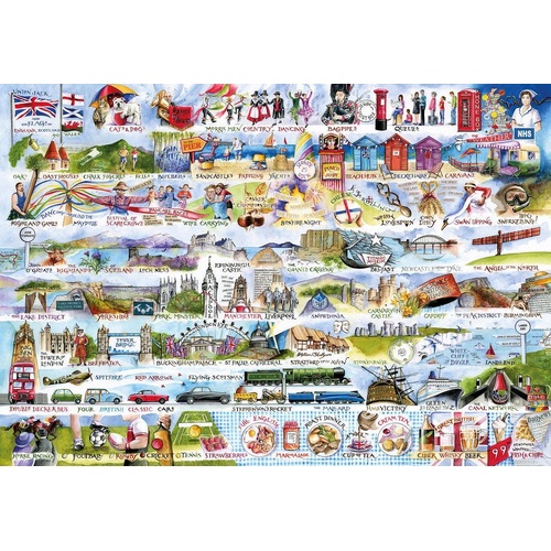 Gibsons - Cream Teas & Queuing Puzzle 2000pc