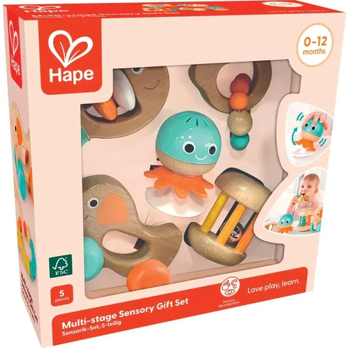 Hape - Multi-Stage Sensory Gift Set 5pc