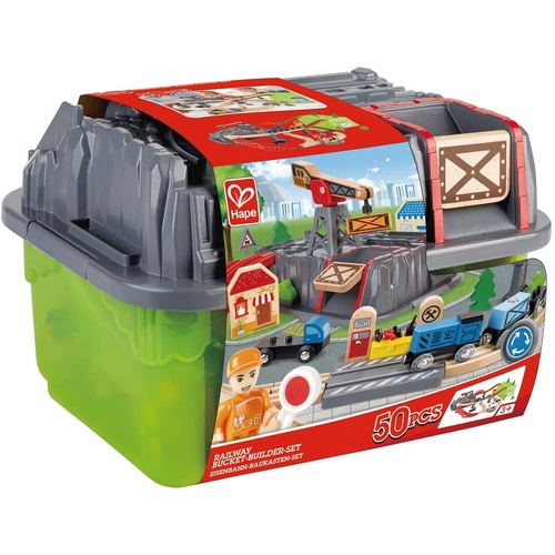 Hape - Railway Bucket Builder Set