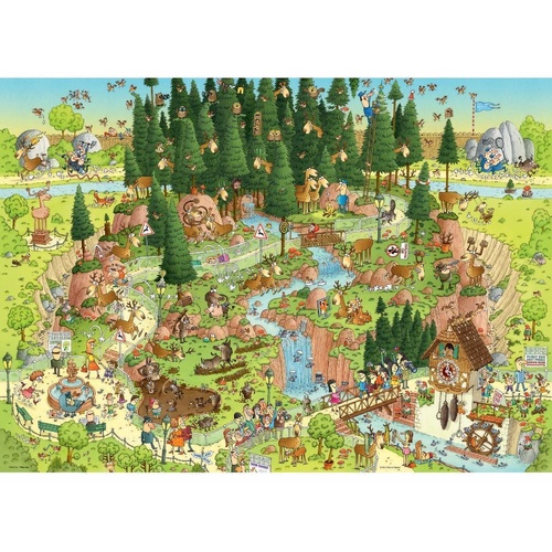 Heye - Funky Zoo - Black Forest Puzzle 1000pc