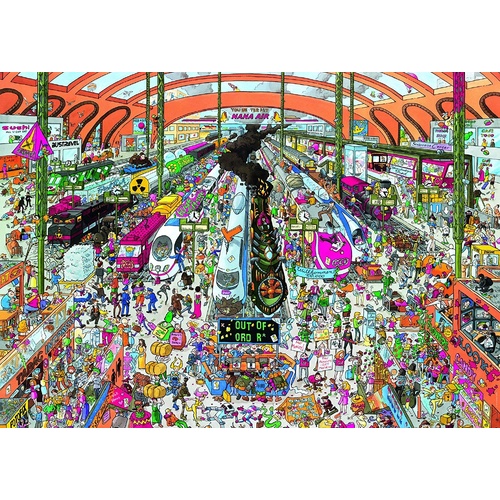Heye - Schone, Train Station Puzzle 2000pc