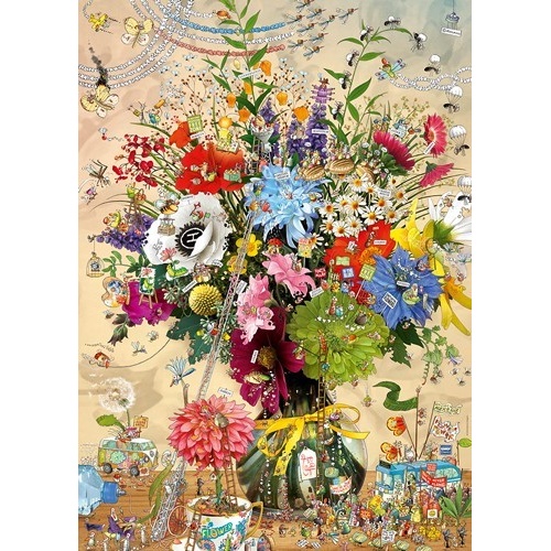 Heye - Degano, Flower's Life Puzzle 1000pc