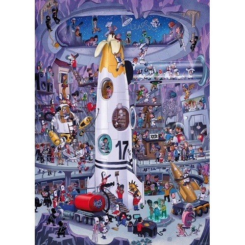 Heye - Oesterle, Rocket Launch Puzzle 1000pc
