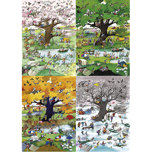 Heye - Blachon, Four Seasons Puzzle 2000pc