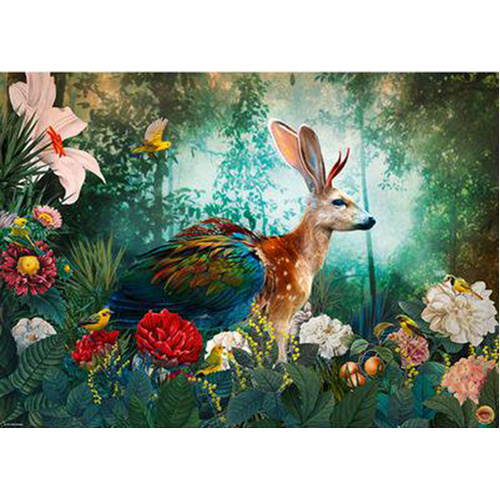 Heye - Fauna Fantasies, Jackalope Puzzle 1000pc