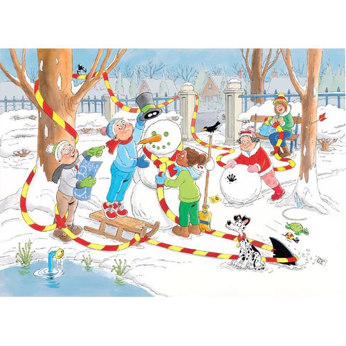 Holdson - Mini Jan Van Haasteren The Snowman Puzzle 100pc