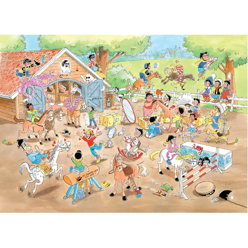 Holdson - Mini Jan Van Haasteren The Riding School Puzzle 100pc