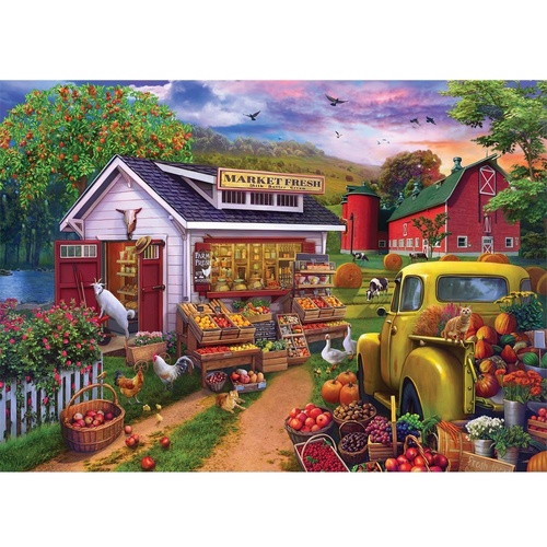 Holdson - Pickups & Produce - Market Fresh Large Piece Puzzle 500pc