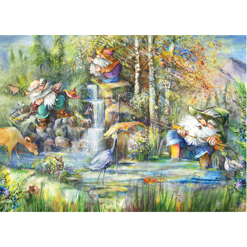 Holdson - Chillin' with My Gnomies: A Reel Good Time Puzzle 1000pc
