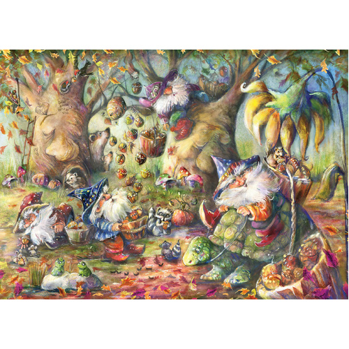 Holdson - Chillin' with My Gnomies: Autumn Acorn Gathering Puzzle 1000pc