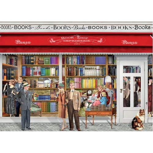 Holdson - Victorian Day Out Book Shop Puzzle 1000pc