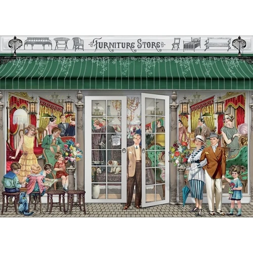 Holdson - Victorian Day Out Furniture Shop Puzzle 1000pc