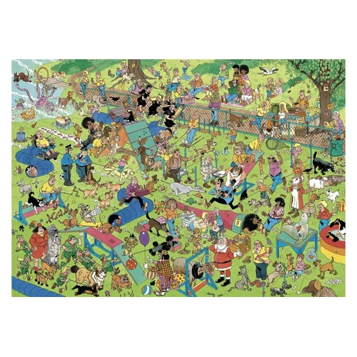 Holdson - Jan Van Haasteren Dog Parkour Puzzle 1000pc