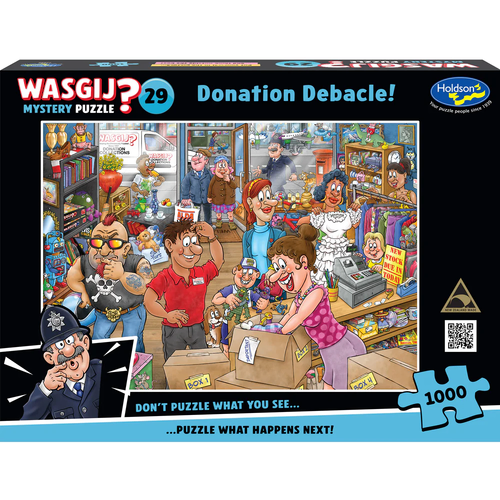 Holdson - WASGIJ? Mystery 29 Donation Debacle Puzzle 1000pc