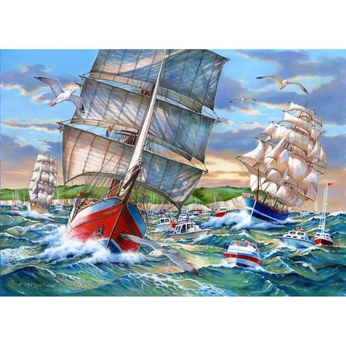 House of Puzzles - Tall Ships Puzzle 1000pc